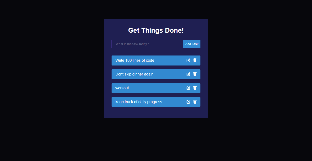 Todo Web App 
